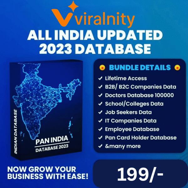 120+crore pan India database